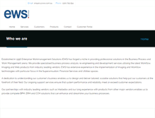 Tablet Screenshot of ews.com.au